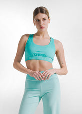 SET TOP SPORTIVO E PANTALONI JAZZ EFFETTO FADE VERDE - | DEHA