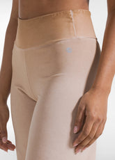 SET TOP E PANTALONI AMPI EFFETTO FADE MARRONE - Active Sets | DEHA