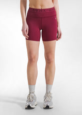 SHORTS SPORTIVI in TINTA UNITA ROSSO - CHERRY RED | DEHA
