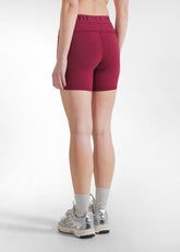 SHORTS SPORTIVI in TINTA UNITA ROSSO - CHERRY RED | DEHA