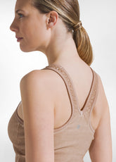 TOP VOGATORE EFFETTO SFUMATO MARRONE - FADED BROWN | DEHA