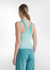 TOP VOGATORE EFFETTO SFUMATO VERDE - FADED GREEN | DEHA