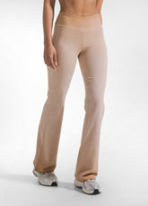 SET TOP SPORTIVO E PANTALONI JAZZ EFFETTO FADE MARRONE - | DEHA