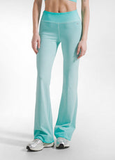 SET TOP SPORTIVO E PANTALONI JAZZ EFFETTO FADE VERDE - | DEHA