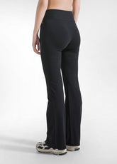 PANTALONI JAZZ IN JERSEY STRETCH TINTA UNITA NERO - BLACK | DEHA