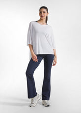 PANTALONI JAZZ IN JERSEY STRETCH TINTA UNITA BLU - BLUE NIGHT | DEHA