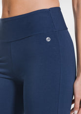 STRETCH JERSEY JAZZ PANTS - BLUE - BLU NAVY | DEHA