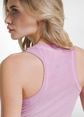 CANOTTA STRETCH EFFETTO SFUMATO CON SPALLINE LARGHE ROSA - FADED PINK | DEHA