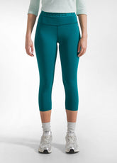 LEGGINGS STRETCH TINTA UNITA CON LUNGHEZZA 7/8 VERDE - PEACOCK GREEN | DEHA
