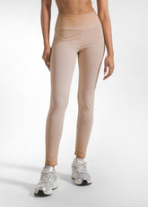BROWN FADE EFFECT TOP AND LEGGINGS SET - | DEHA
