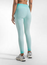 High-Waisted Shaded Effect Leggings - Green - FADED GREEN | DEHA