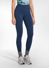 HIGH-WAISTED LEGGINGS IN STRETCH JERSEY - BLUE - BLU NAVY | DEHA