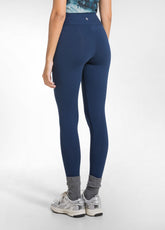 HIGH-WAISTED LEGGINGS IN STRETCH JERSEY - BLUE - BLU NAVY | DEHA
