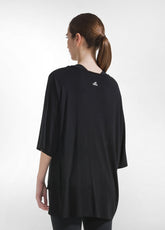 Oversize Yoga T-Shirt Solid Color - Black - BLACK | DEHA