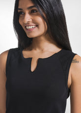 CANOTTA A COSTINE NERO - BLACK | DEHA