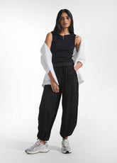 CANOTTA A COSTINE NERO - BLACK | DEHA