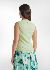 RIBBED TANK TOP - YELLOW - LIME | DEHA