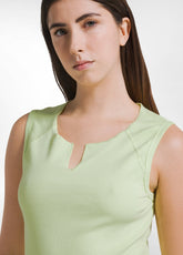 RIBBED TANK TOP - YELLOW - LIME | DEHA