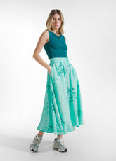 Ribbed Tank Top - Green - PEACOCK GREEN | DEHA