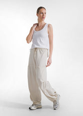 PANTALONI MAGNUM EFFETTO SFUMATO BEIGE - CLAY BEIGE | DEHA