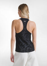 Racerback Top Mit Spitzendetails - Schwarz - BLACK | DEHA