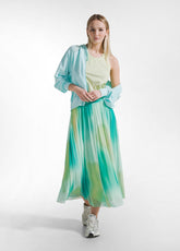 TOP VOGATORE CON DETTAGLI IN PIZZO GIALLO - LIME | DEHA