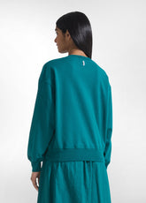FELPA GIROCOLLO VERDE - PEACOCK GREEN | DEHA