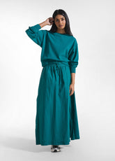 FELPA GIROCOLLO VERDE - Leisurewear | DEHA