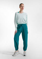 GREEN SOFT COTTON PANTS - Leisurewear | DEHA