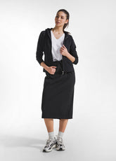 CANOTTA IN JERSEY CON DETTAGLI IN RETE NERO - Leisurewear | DEHA