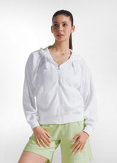 FELPA DOPPIO STRATO CON RETE BIANCO - WHITE | DEHA