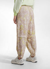 JOGGER ALLOVER IN VISCOSA EFFETTO STROPICCIATO BEIGE - GREEN BEIGE | DEHA