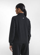 FELPA LEGGERA CORE CON ZIP NERO - BLACK | DEHA
