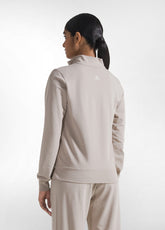 FELPA LEGGERA CORE CON ZIP BEIGE - CLAY BEIGE | DEHA