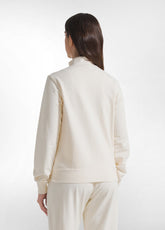 FELPA LEGGERA CORE CON ZIP BIANCO - CREAM | DEHA