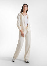 PANTALONE FELPA ORGANICA BIANCO - CREAM | DEHA