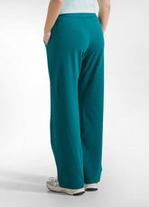 PANTALONE FELPA ORGANICA VERDE - PEACOCK GREEN | DEHA