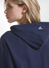 BLAUES STRETTHEATSHIRT UND JOGGINGANZUG AUS STRETTHATE-STOFF - | DEHA