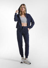 TUTA FELPA E JOGGER IN TESSUTO STRETCH BLU - Tute e Comfort Sets | DEHA