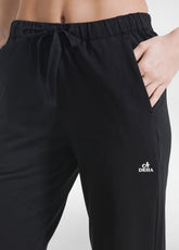 JOGGER IN TESSUTO STRETCH NERO - Pantaloni lunghi sportivi | DEHA
