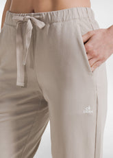 JOGGER IN TESSUTO STRETCH BEIGE - Pantaloni lunghi sportivi | DEHA