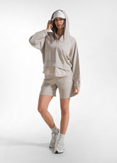 SHORTS IN FELPA STRETCH BEIGE - Activewear | DEHA