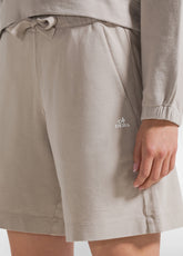 SHORTS IN FELPA STRETCH BEIGE - Activewear | DEHA