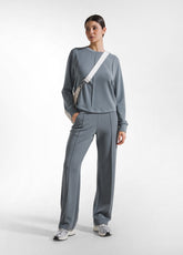 PANTALONI DIRITTO IN MODAL VERDE - Leisurewear | DEHA