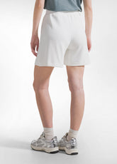 Pleated Shorts In Soft Touch Modal - White - MILK WHITE | DEHA