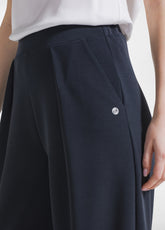 COMPLETO BOMBER FULL ZIP E PANTALONI PLISSETTATI IN MODAL NERO - Tute e Comfort Sets | DEHA