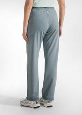 PANTALONI DRITTI EFFETTO SFUMATO VERDE - TEAL GREEN | DEHA