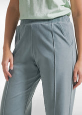 PANTALONI DRITTI EFFETTO SFUMATO VERDE - TEAL GREEN | DEHA
