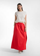 TOP IN SETA COMBINATA BIANCO - Leisurewear | DEHA