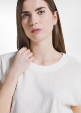 TOP SPORTIVO STRETCH ADERENTE BIANCO - MILK WHITE | DEHA